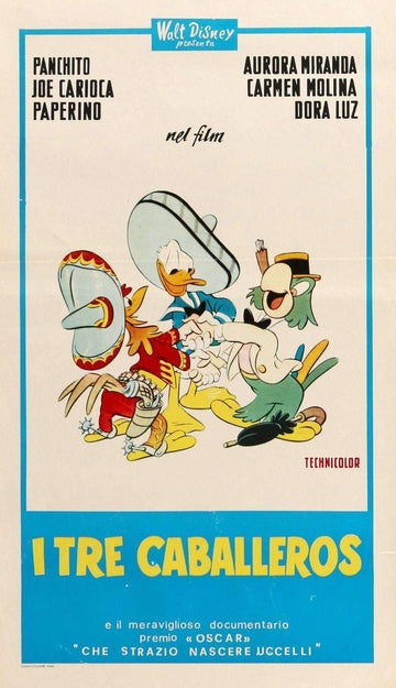 Three Caballeros (1944) original movie poster for sale at Original Film Art - Vintage Movie Posters
