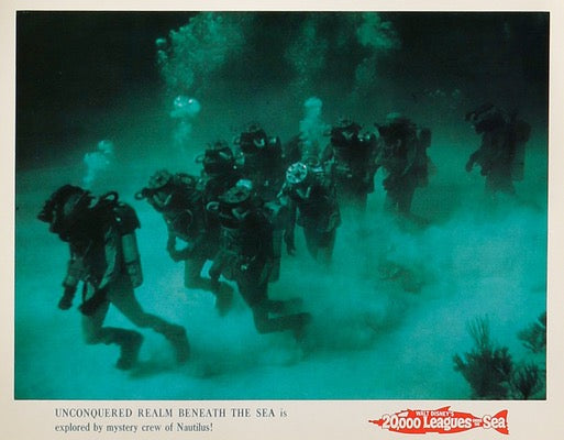20,000 Leagues Under The Sea (1955) original movie poster for sale at Original Film Art - Vintage Movie Posters