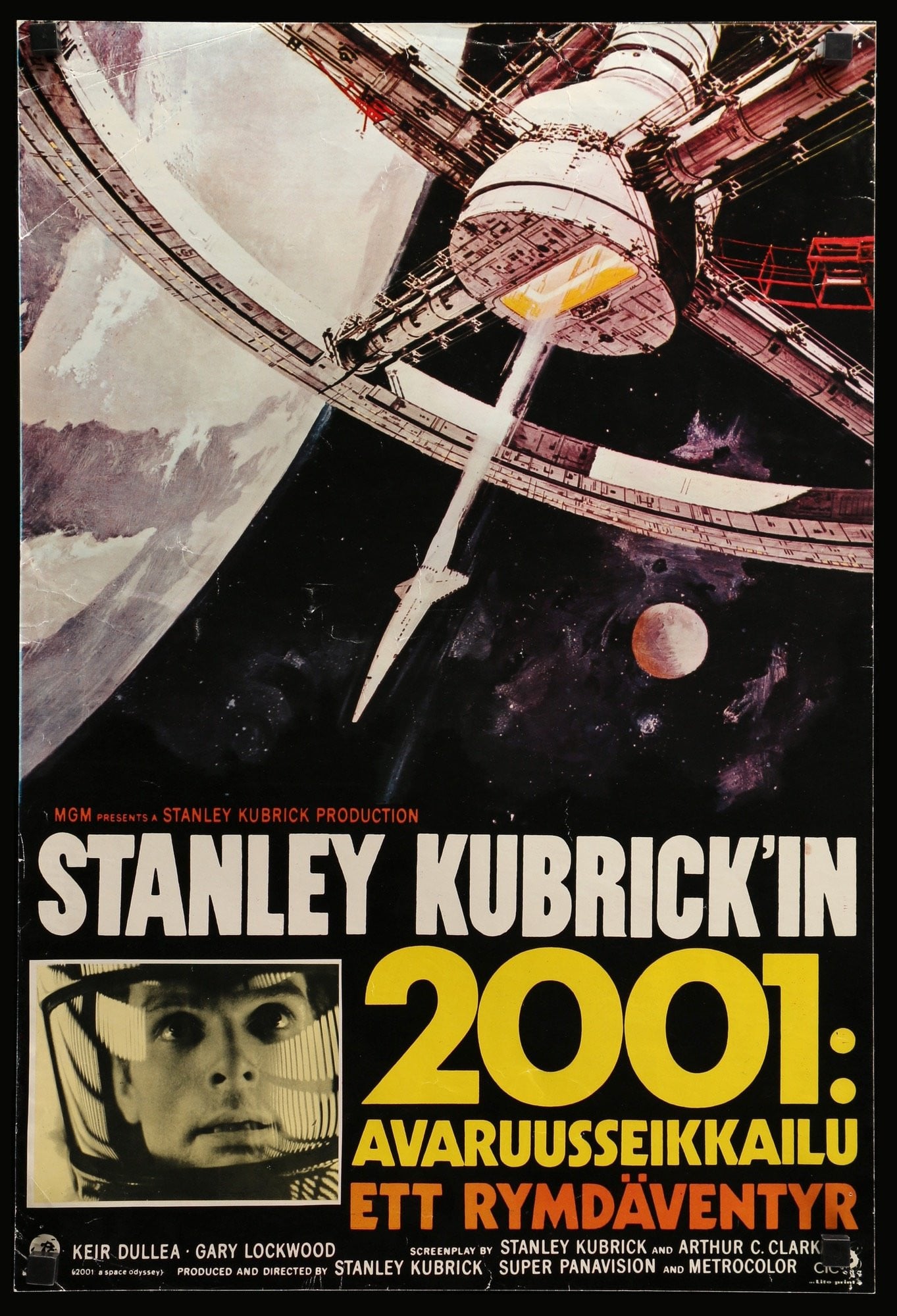 2001: A Space Odyssey (1968) Original R70s Finnish Movie Poster ...