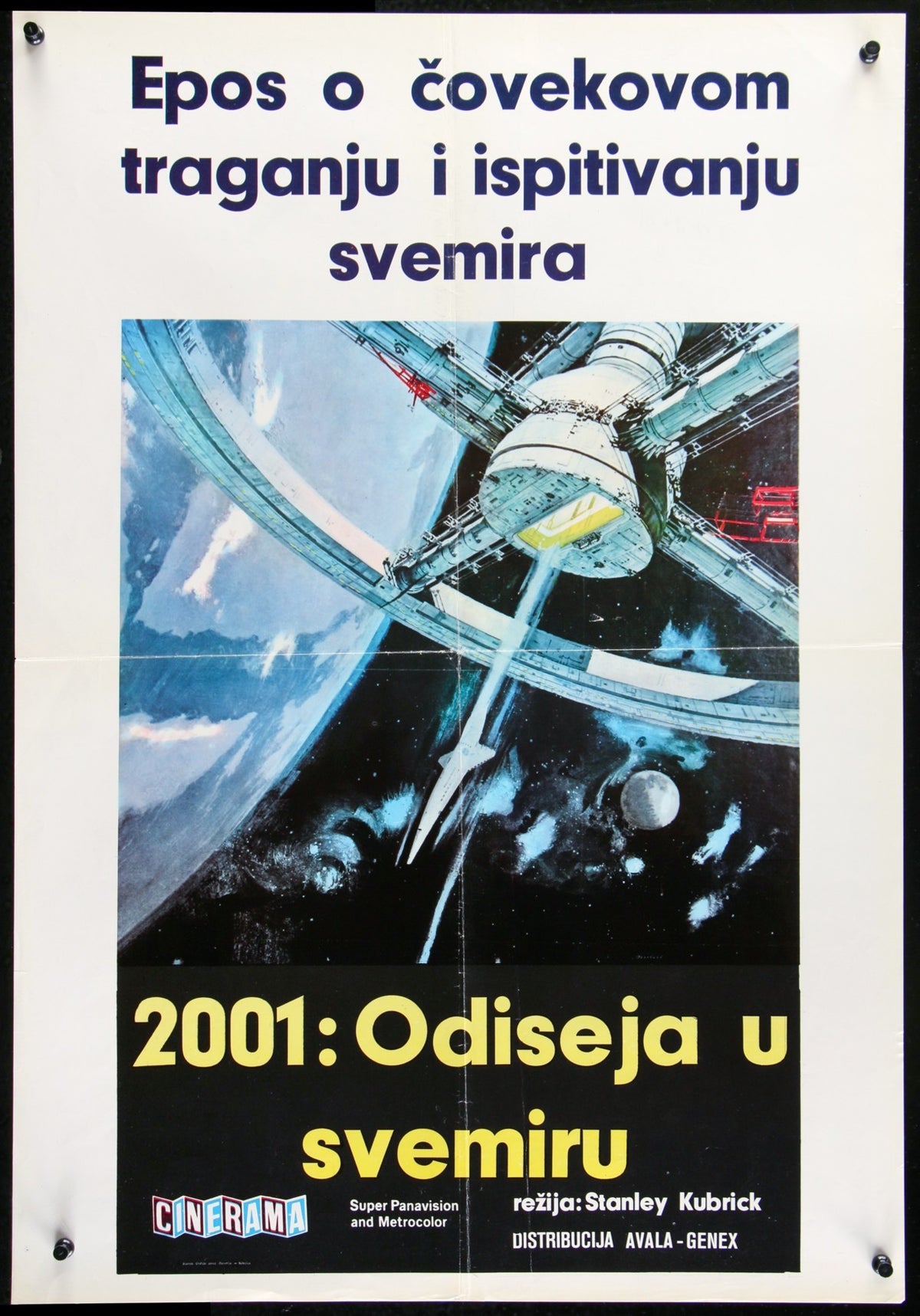 2001: A Space Odyssey (1968) original movie poster for sale at Original Film Art