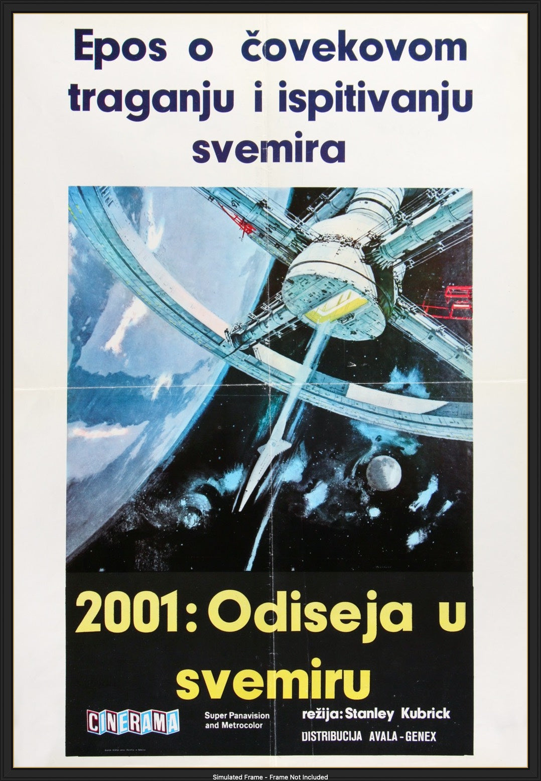 2001: A Space Odyssey (1968) original movie poster for sale at Original Film Art