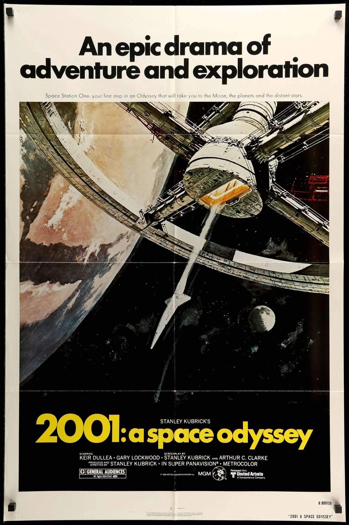 2001: A Space Odyssey (1968) original movie poster for sale at Original Film Art