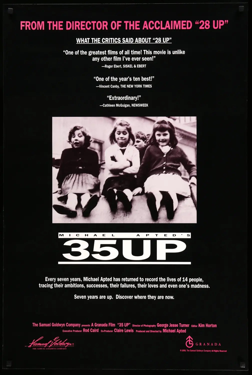 35 Up (1991) original movie poster for sale at Original Film Art - Vintage Movie Posters