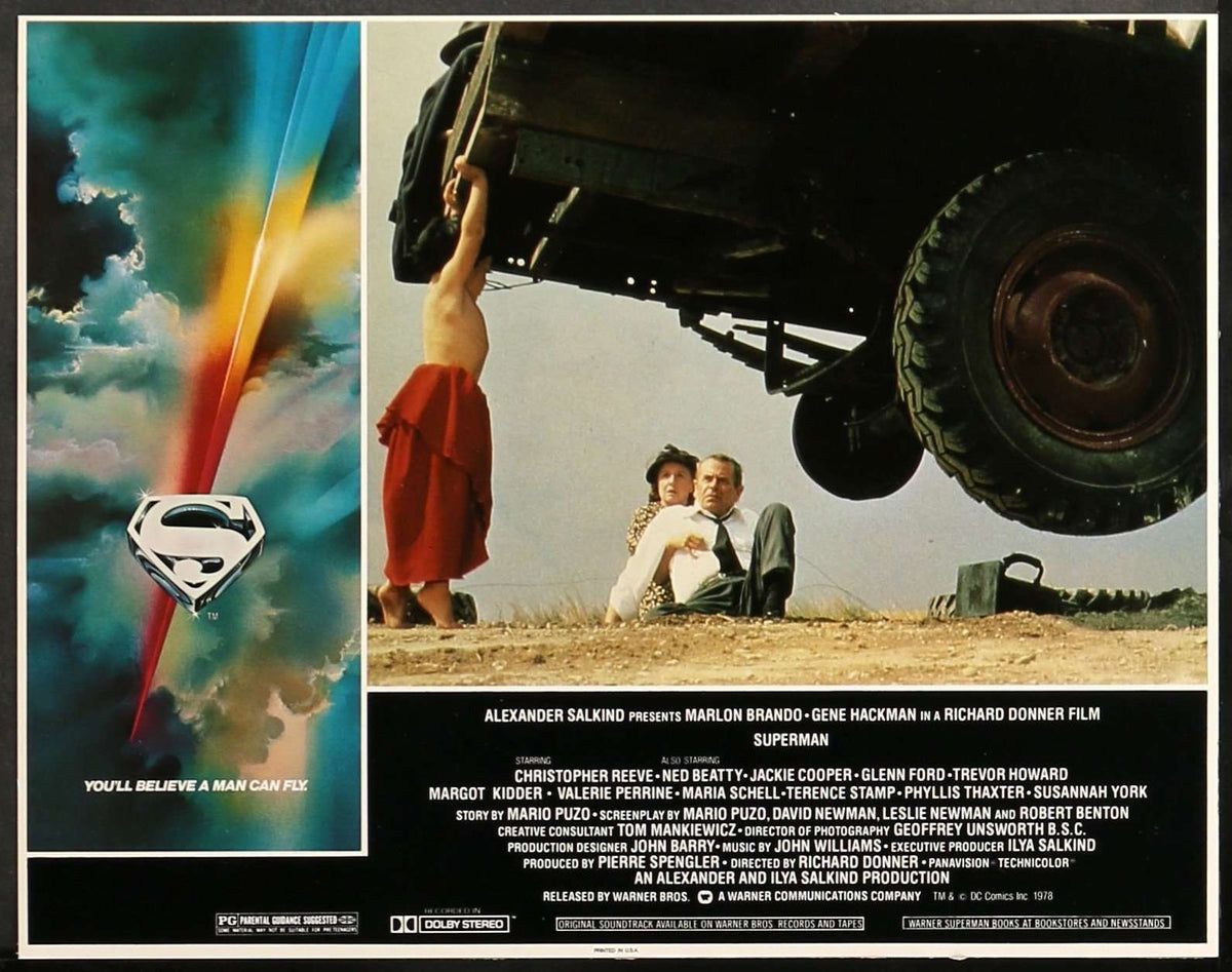 Superman: The Movie (1978) Lobby Cards - Set of 8 original movie poster for sale at Original Film Art - Vintage Movie Posters