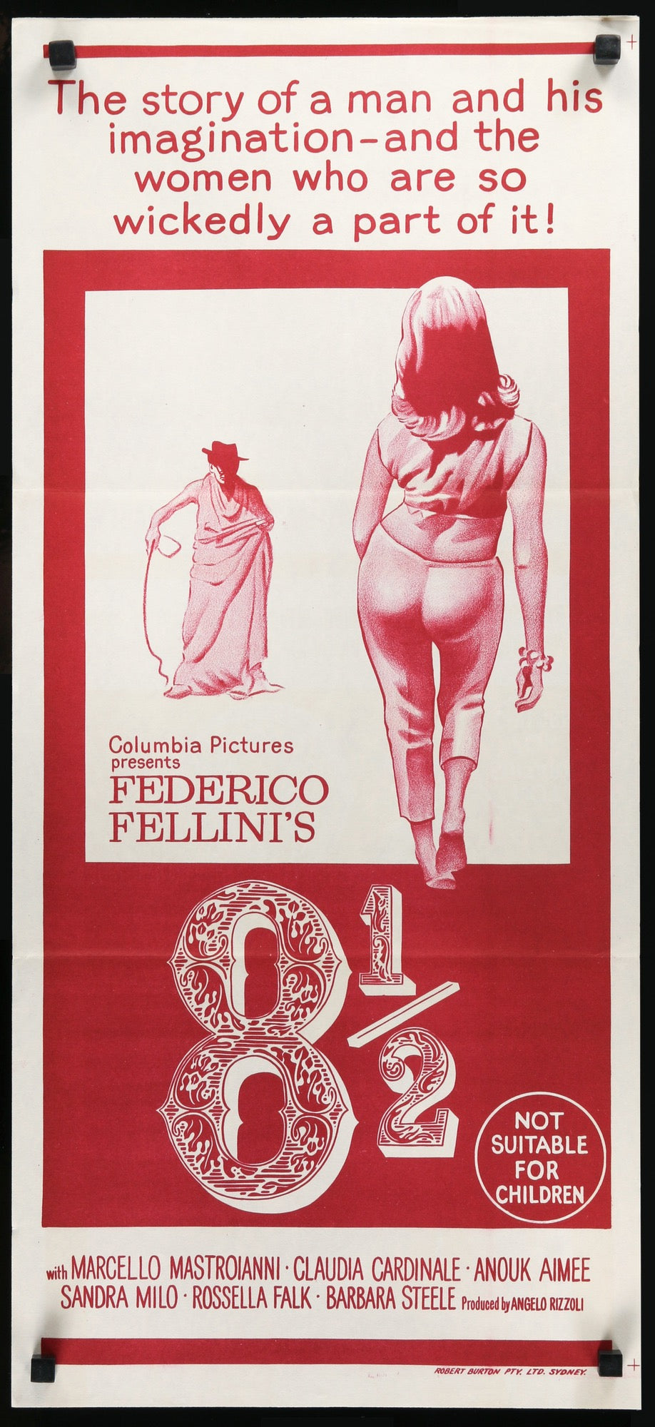 8 1/2 (1963) original movie poster for sale at Original Film Art - Vintage Movie Posters
