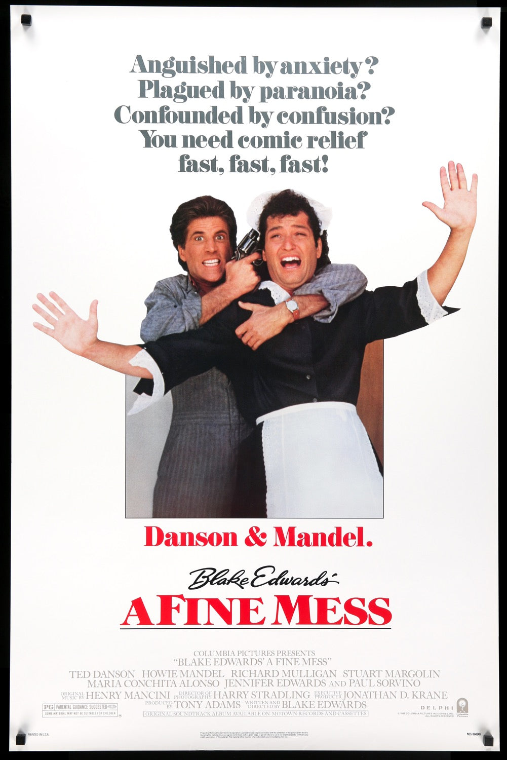 Fine Mess (1986) original movie poster for sale at Original Film Art