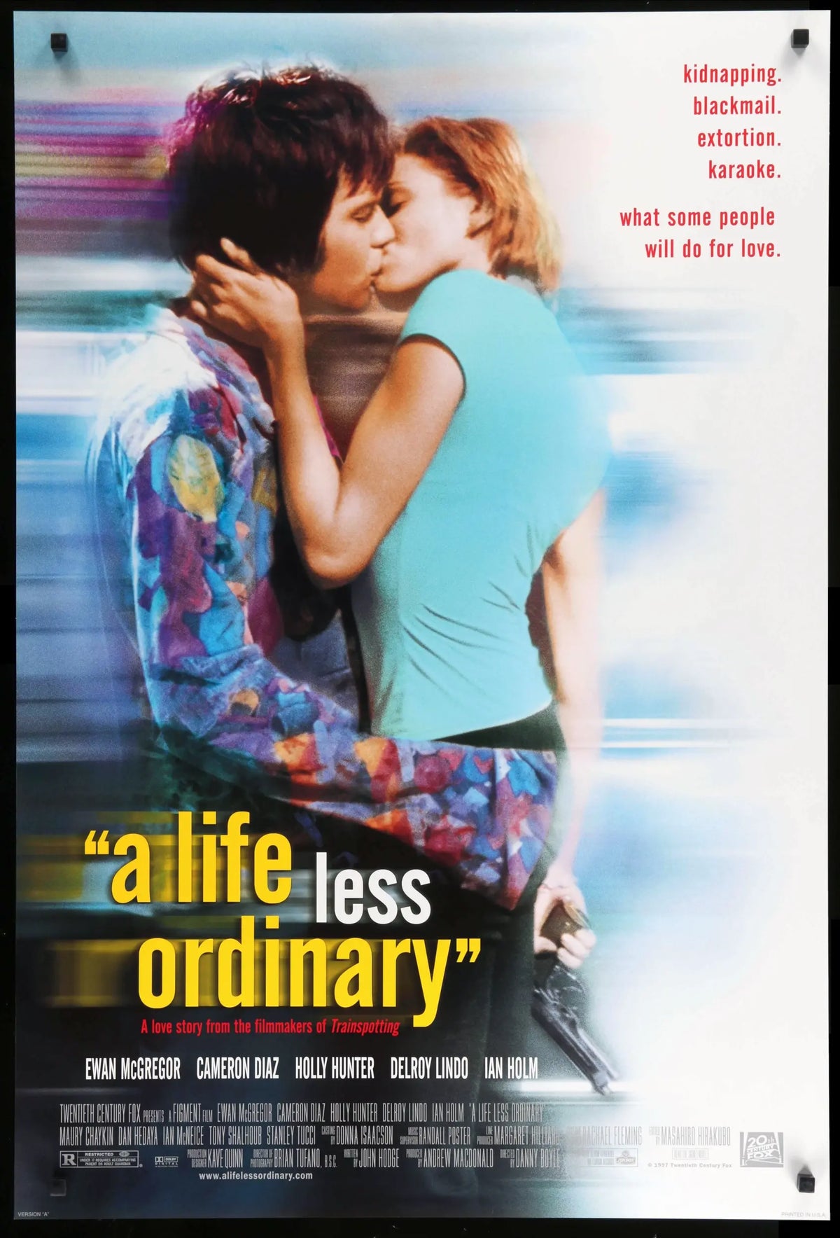 Life Less Ordinary (1997) original movie poster for sale at Original Film Art - Vintage Movie Posters