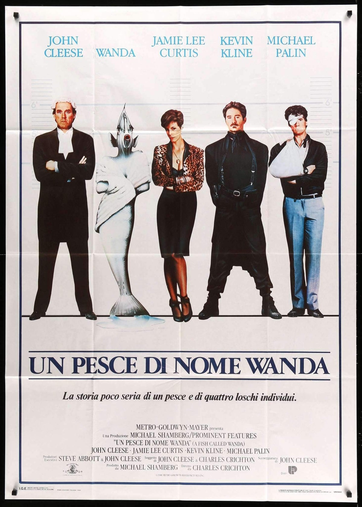 Fish Called Wanda (1988) original movie poster for sale at Original Film Art - Vintage Movie Posters