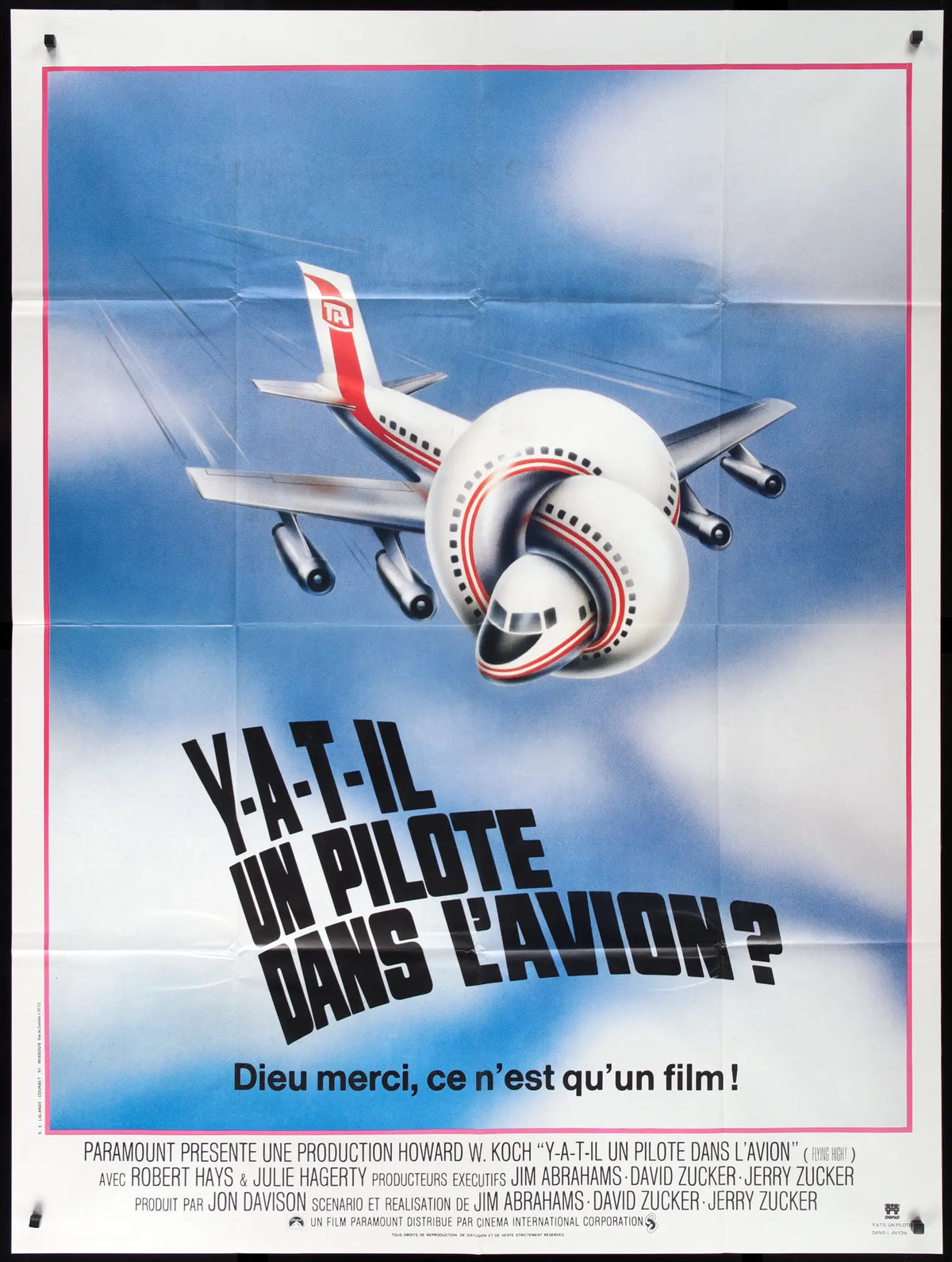 Airplane! (1980) original movie poster for sale at Original Film Art - Vintage Movie Posters