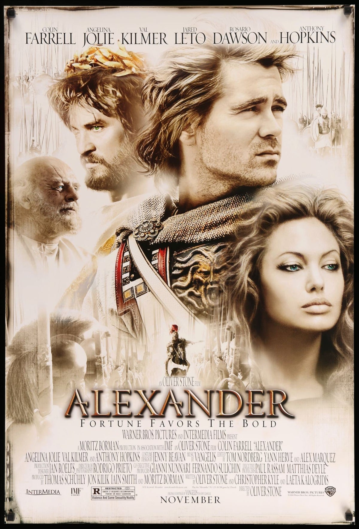 Alexander (2004) original movie poster for sale at Original Film Art - Vintage Movie Posters