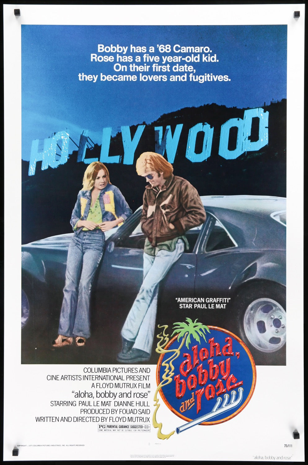Aloha, Bobby and Rose (1975) original movie poster for sale at Original Film Art