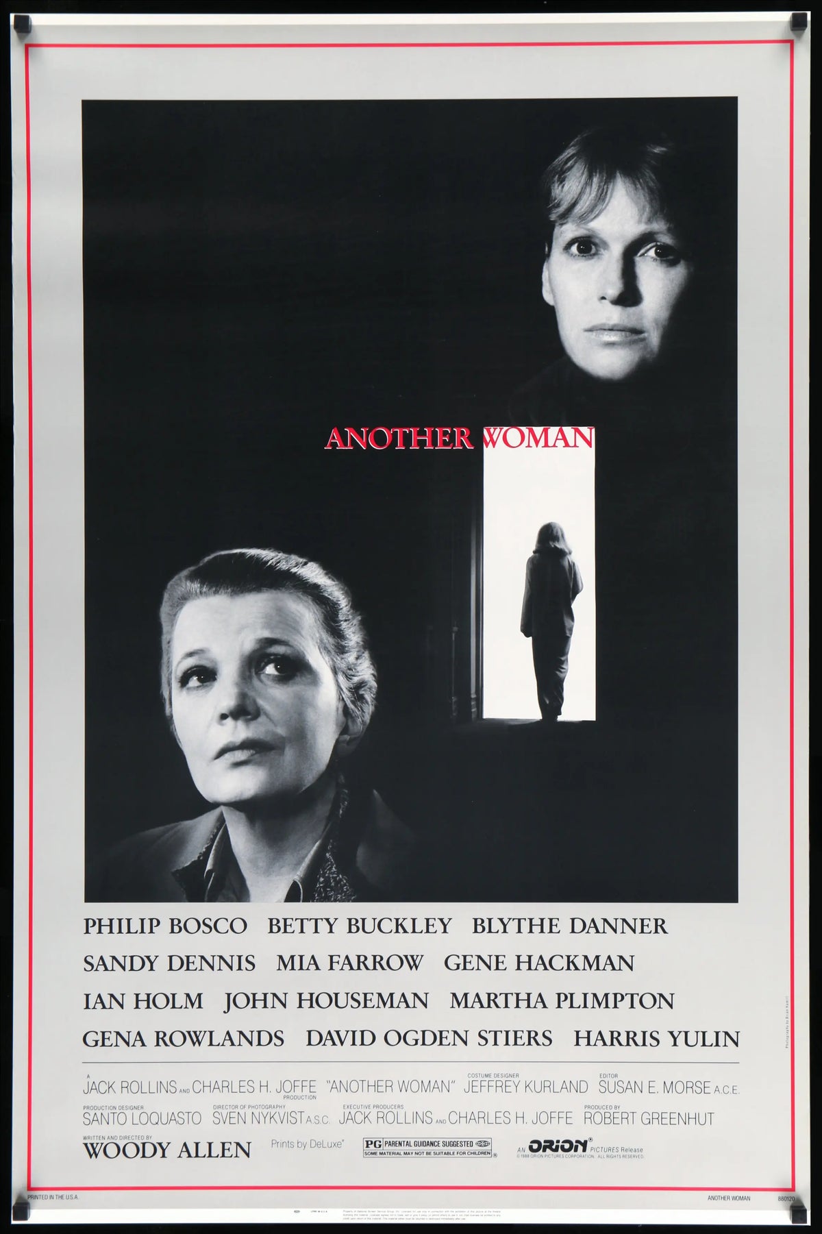 Another Woman (1988) original movie poster for sale at Original Film Art - Vintage Movie Posters