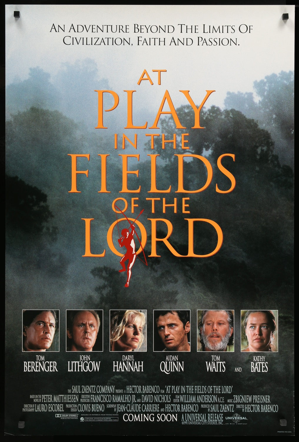 At Play in the Fields of the Lord (1991) original movie poster for sale at Original Film Art - Vintage Movie Posters