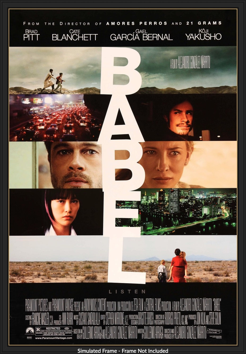 Babel (2006) original movie poster for sale at Original Film Art - Vintage Movie Posters