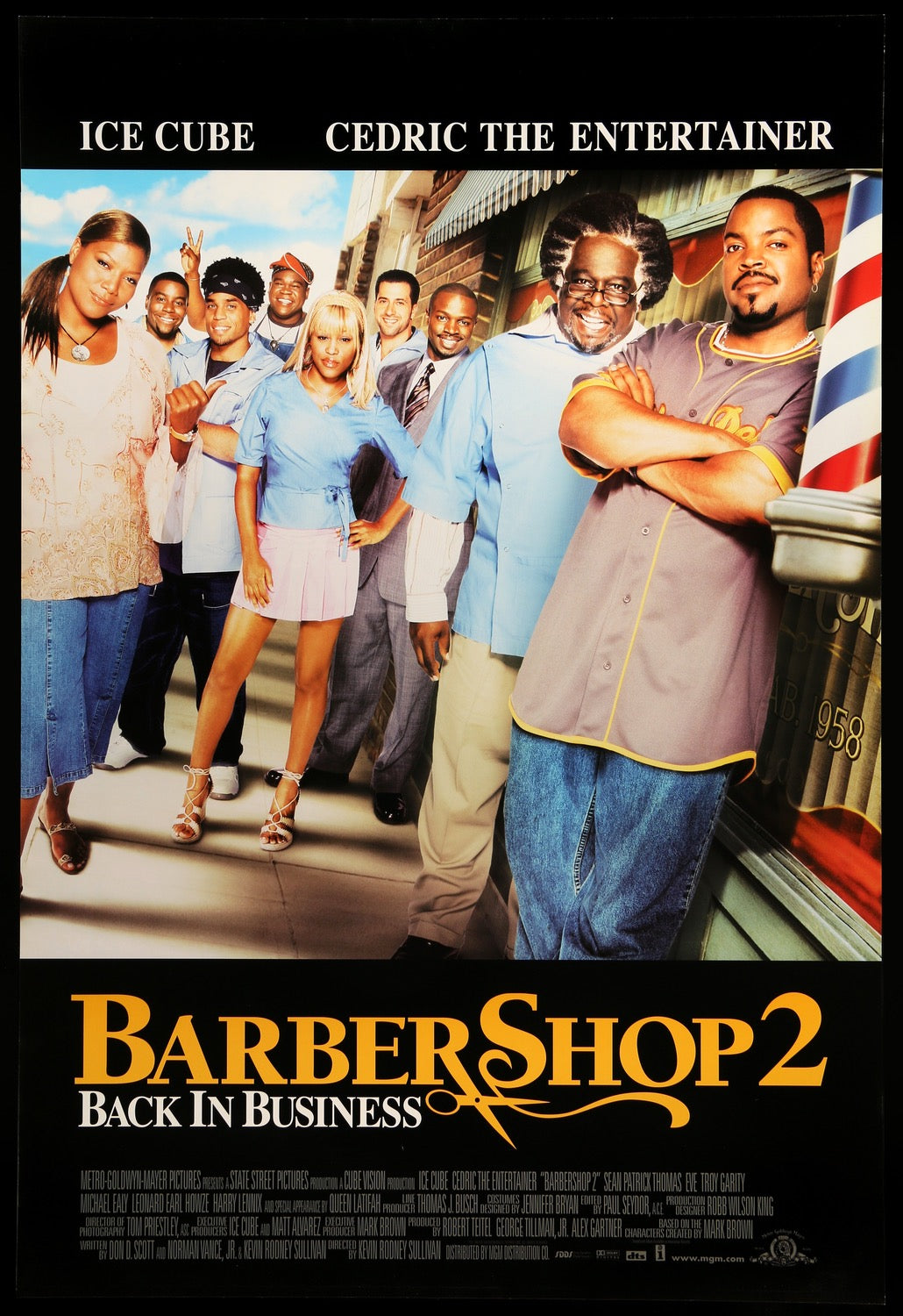 Barbershop 2: Back in Business (2004) original movie poster for sale at Original Film Art