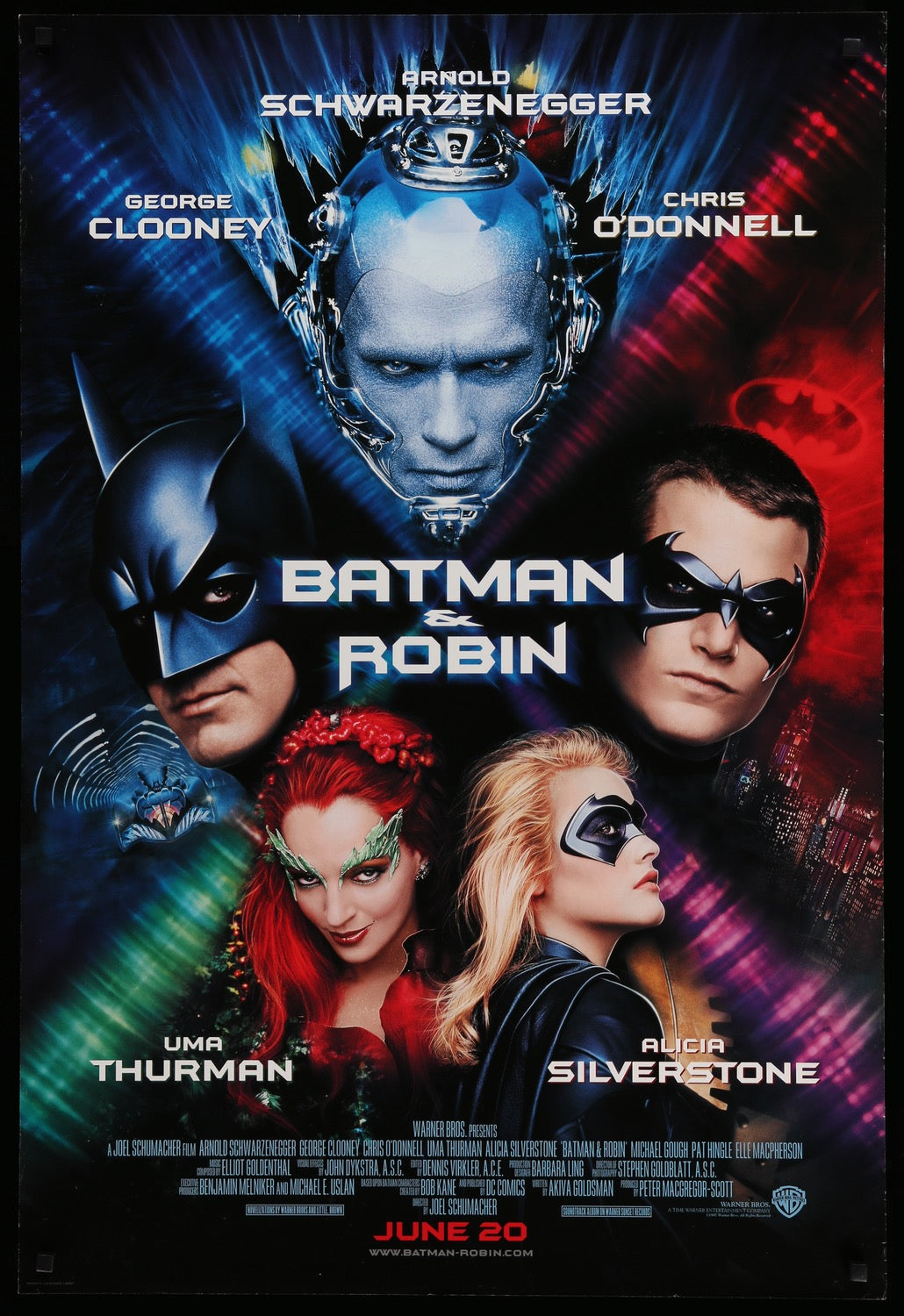Batman and Robin (1997) original movie poster for sale at Original Film Art - Vintage Movie Posters