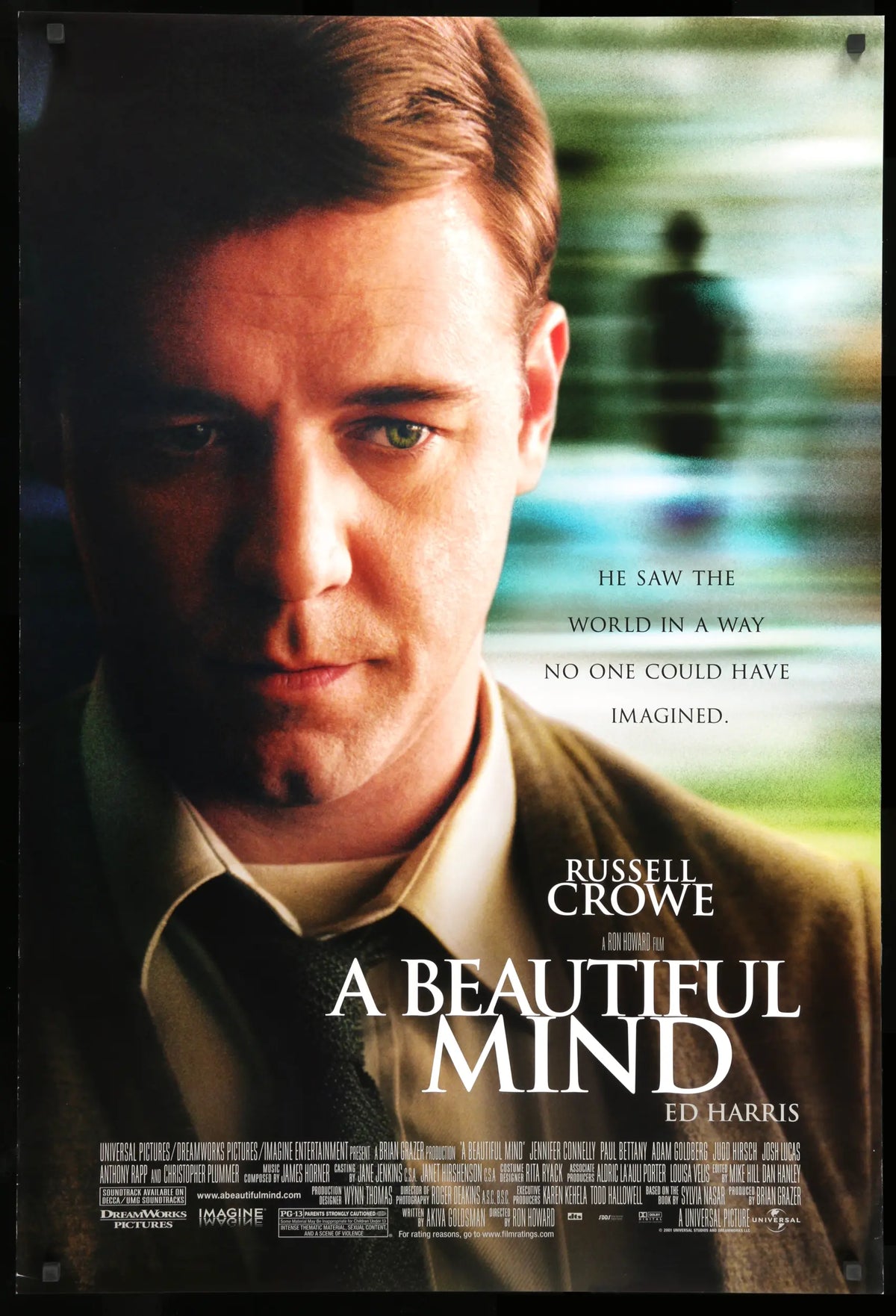 A Beautiful Mind (2001) original movie poster for sale at Original Film Art - Vintage Movie Posters