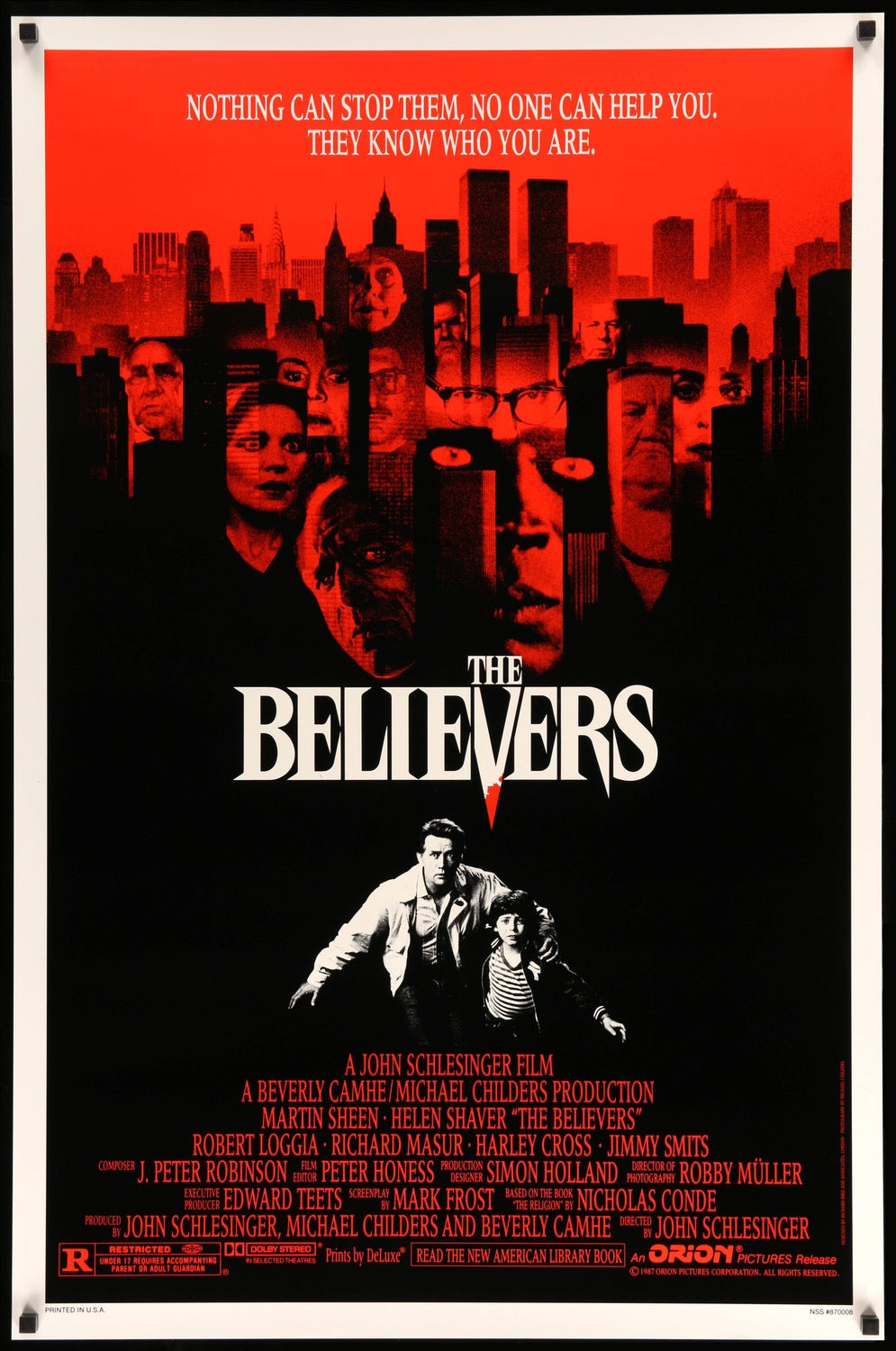 Believers (1987) original movie poster for sale at Original Film Art