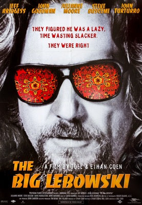 Big Lebowski (1998) original movie poster for sale at Original Film Art - Vintage Movie Posters