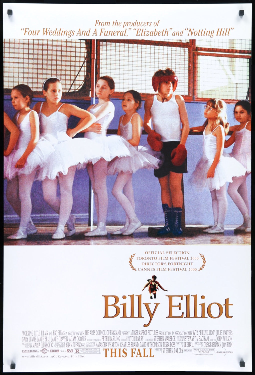 Billy Elliot (2000) original movie poster for sale at Original Film Art - Vintage Movie Posters
