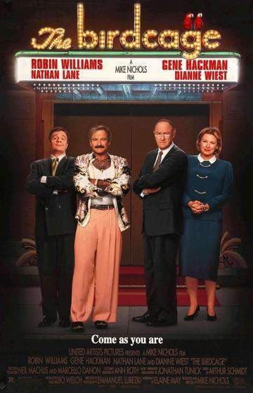 Birdcage (1996) original movie poster for sale at Original Film Art - Vintage Movie Posters