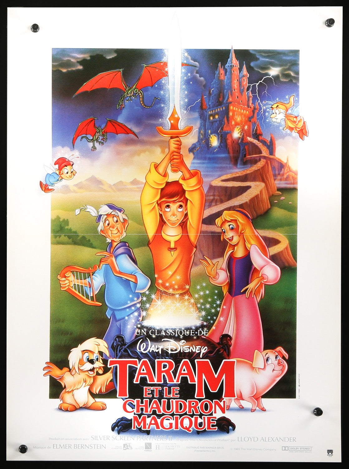 Black Cauldron (1985) original movie poster for sale at Original Film Art - Vintage Movie Posters