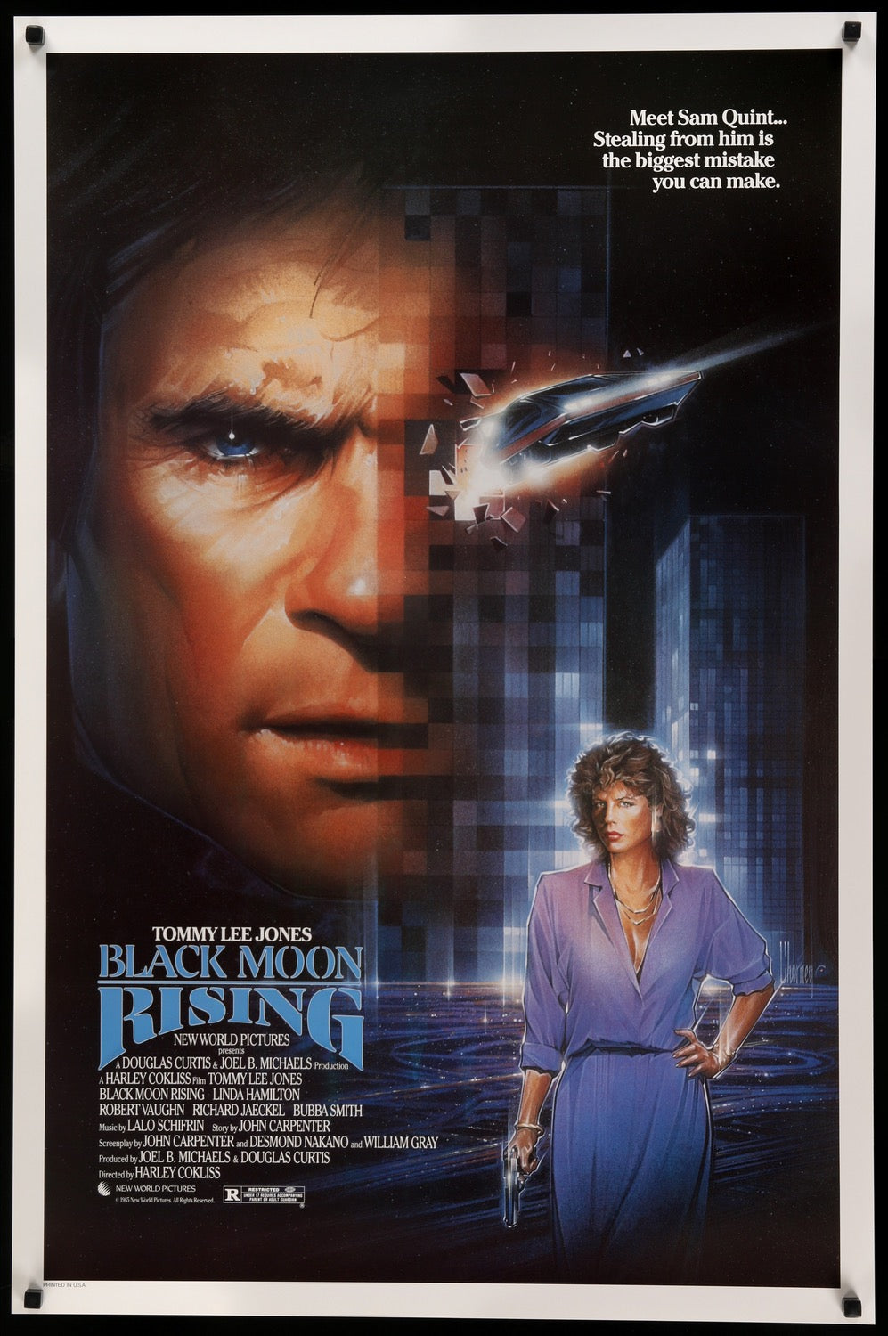 Black Moon Rising (1986) original movie poster for sale at Original Film Art - Vintage Movie Posters
