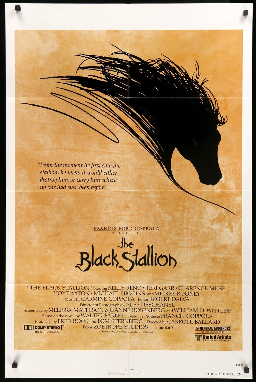 Black Stallion (1979) original movie poster for sale at Original Film Art - Vintage Movie Posters