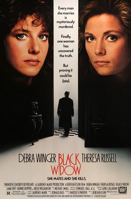 Black Widow (1987) original movie poster for sale at Original Film Art - Vintage Movie Posters