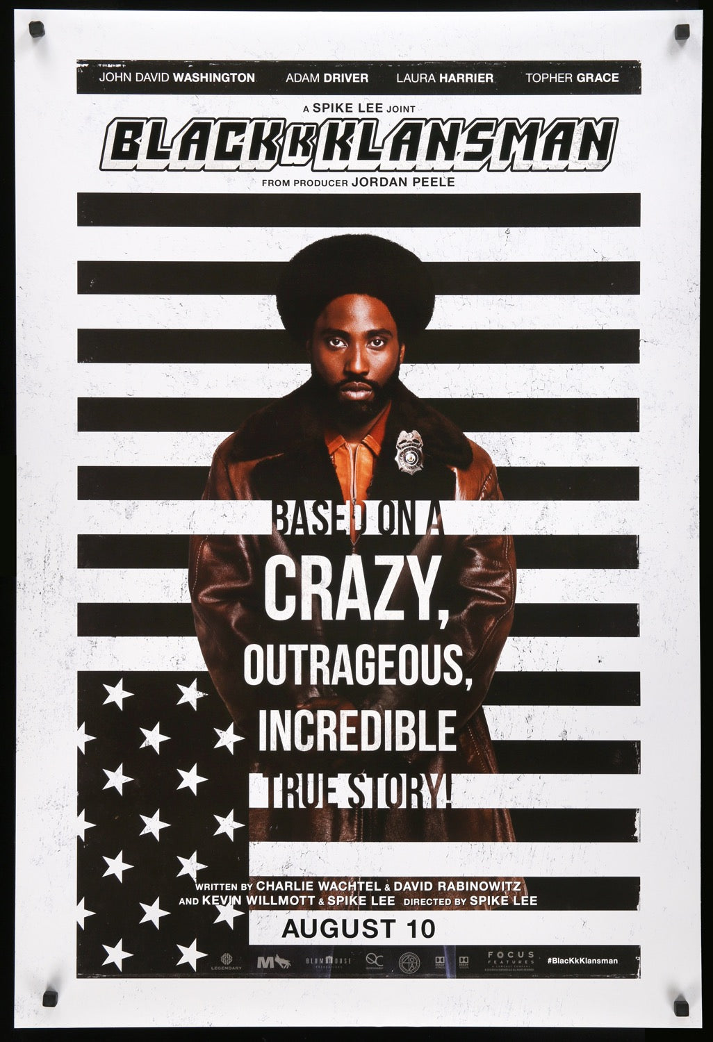 Blackkklansman (2018) original movie poster for sale at Original Film Art - Vintage Movie Posters
