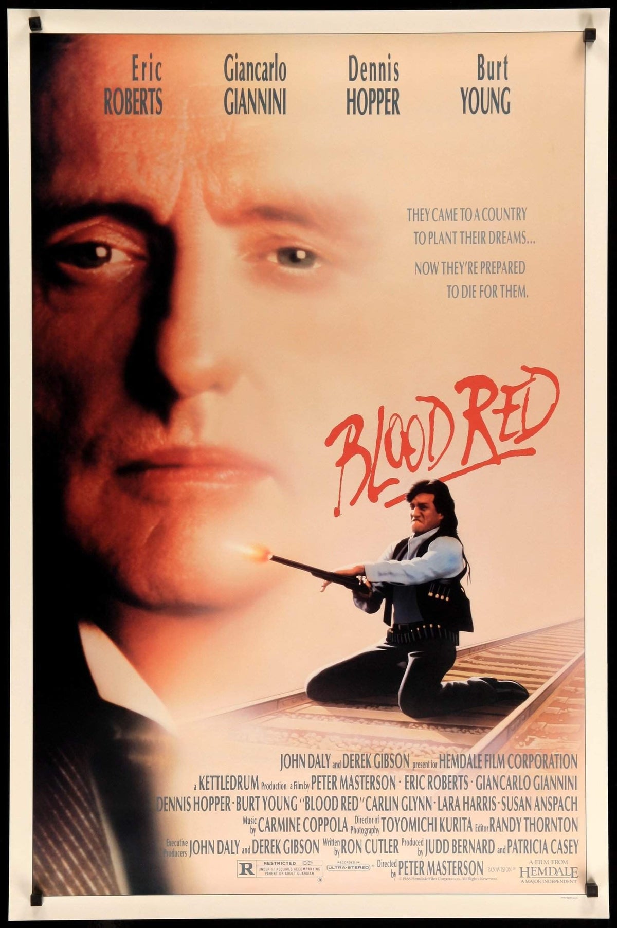 Blood Red (1989) original movie poster for sale at Original Film Art - Vintage Movie Posters