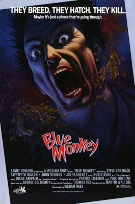 Blue Monkey (1987) original movie poster for sale at Original Film Art