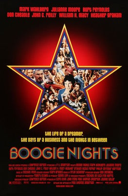 Boogie Nights (1997) original movie poster for sale at Original Film Art - Vintage Movie Posters