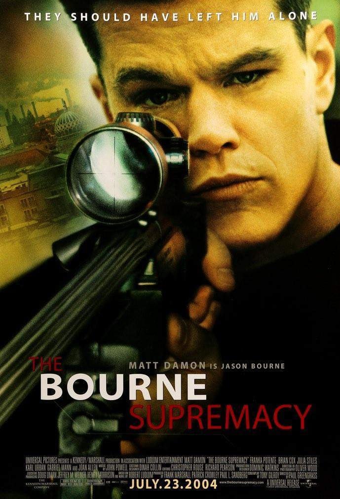 Bourne Supremacy (2004) original movie poster for sale at Original Film Art - Vintage Movie Posters