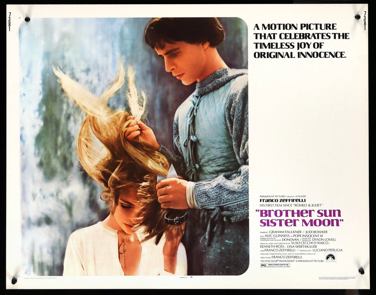 Brother Sun Sister Moon (1972) original movie poster for sale at Original Film Art - Vintage Movie Posters