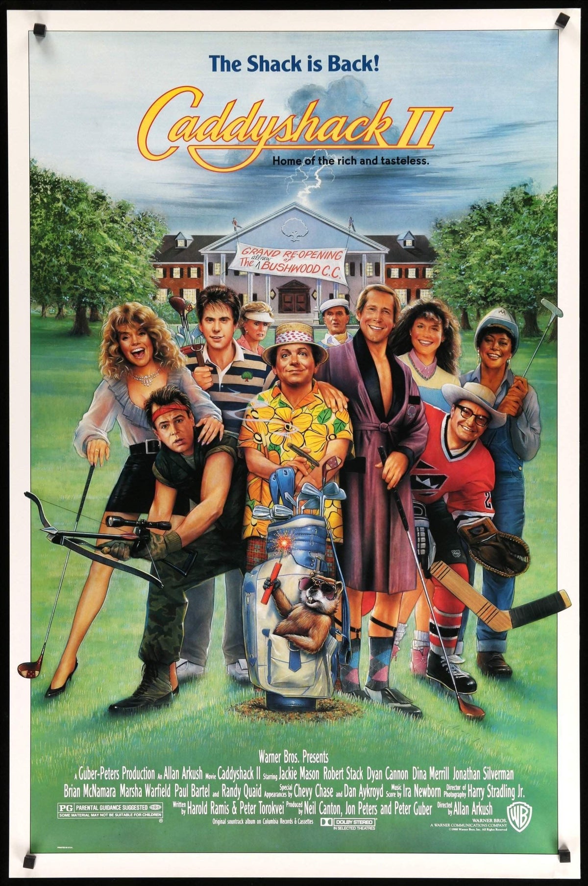 Caddyshack II (1988) original movie poster for sale at Original Film Art - Vintage Movie Posters