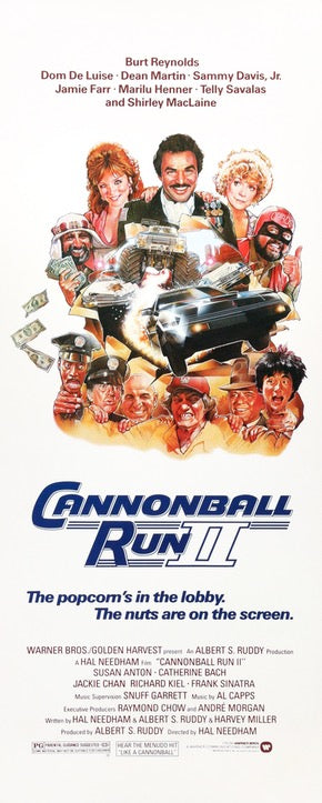 Cannonball Run 2 (1984) original movie poster for sale at Original Film Art - Vintage Movie Posters