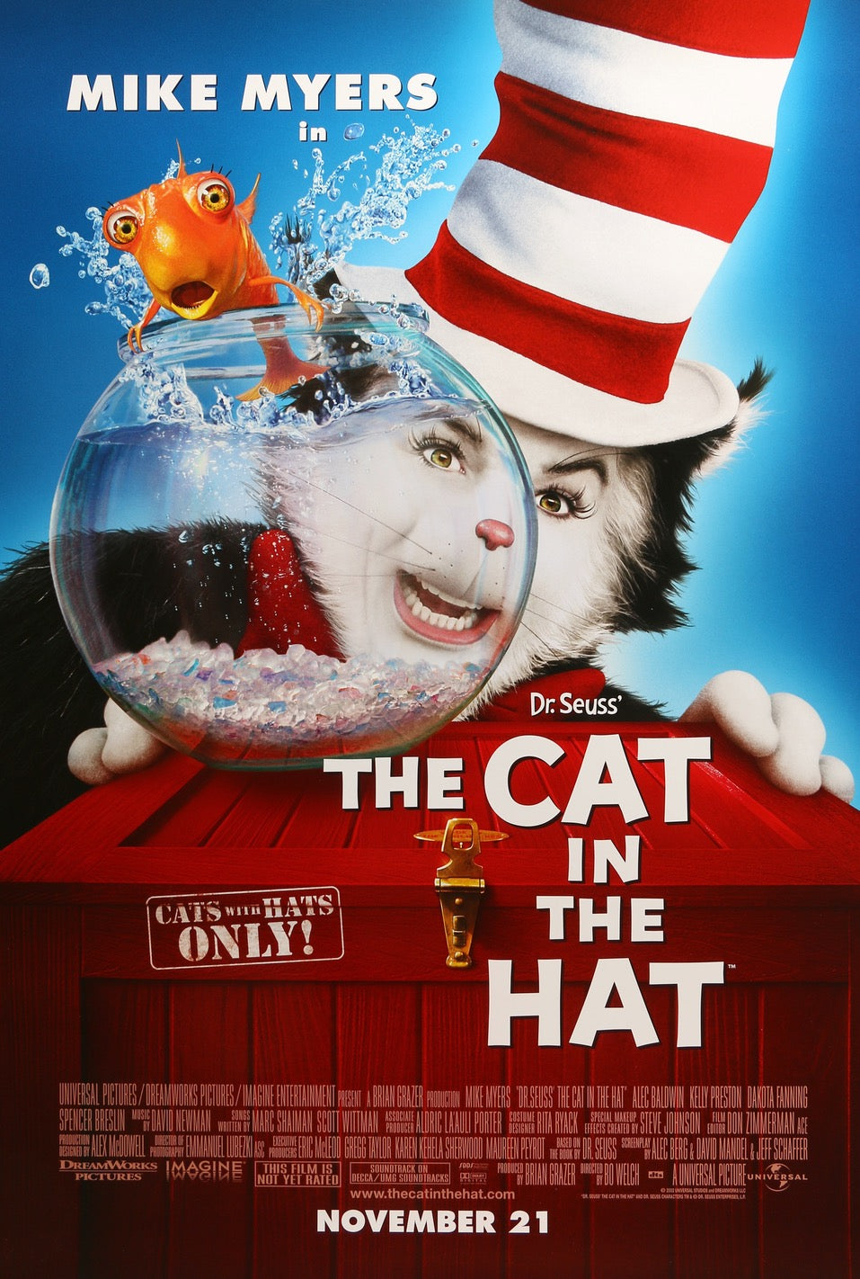 Cat in the Hat (2003) original movie poster for sale at Original Film Art - Vintage Movie Posters