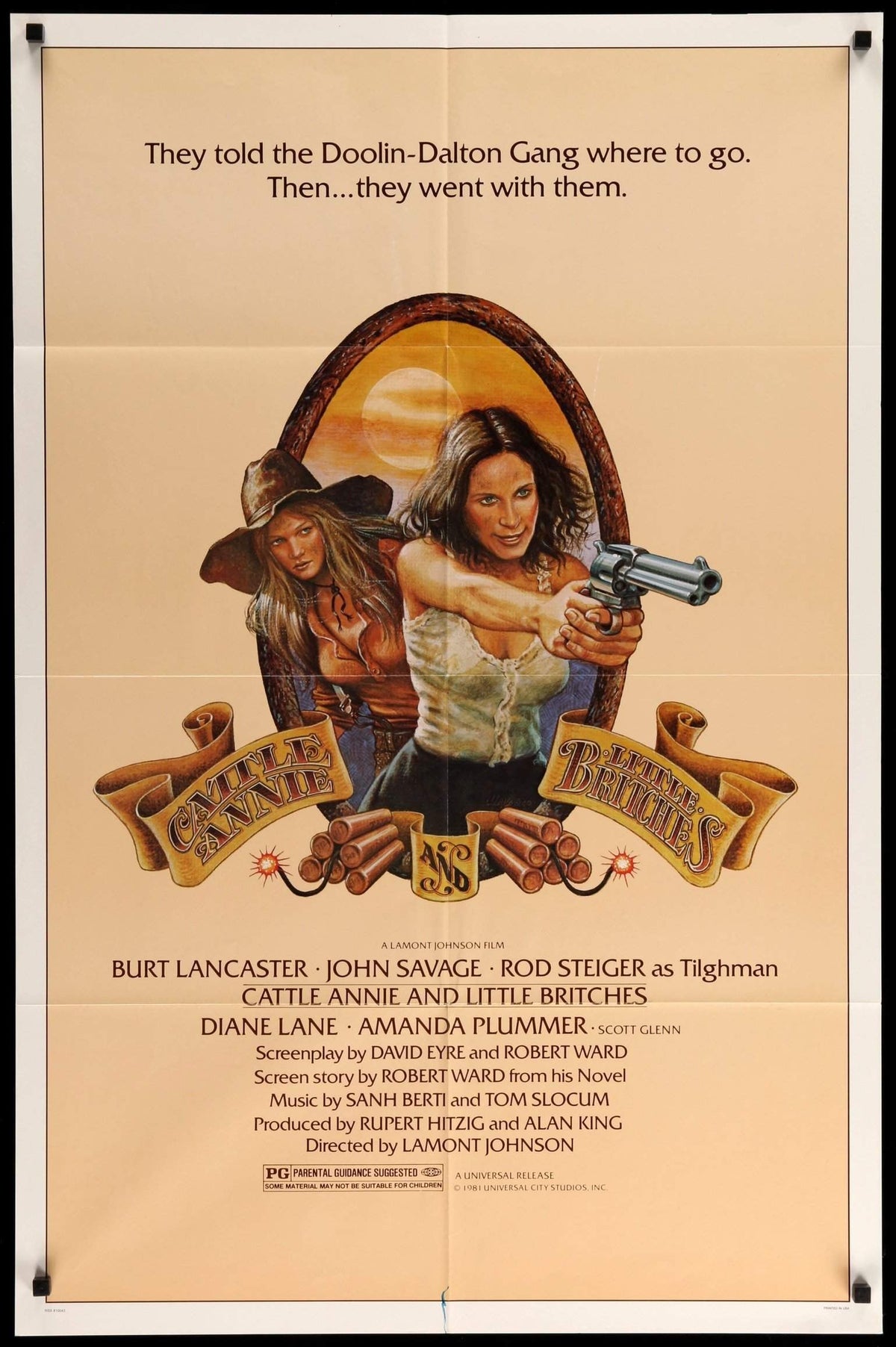 Cattle Annie and Little Britches (1981) original movie poster for sale at Original Film Art - Vintage Movie Posters