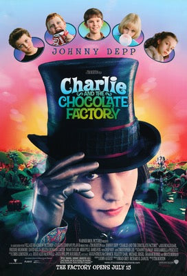 Charlie and the Chocolate Factory (2005) original movie poster for sale at Original Film Art - Vintage Movie Posters
