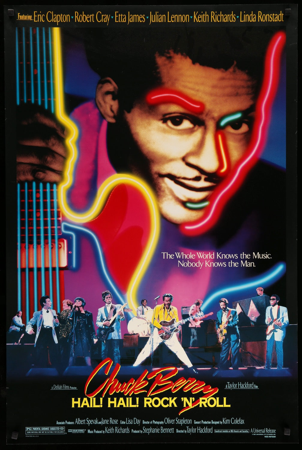 Chuck Berry: Hail! Hail! Rock &#39;n&#39; Roll (1987) original movie poster for sale at Original Film Art - Vintage Movie Posters