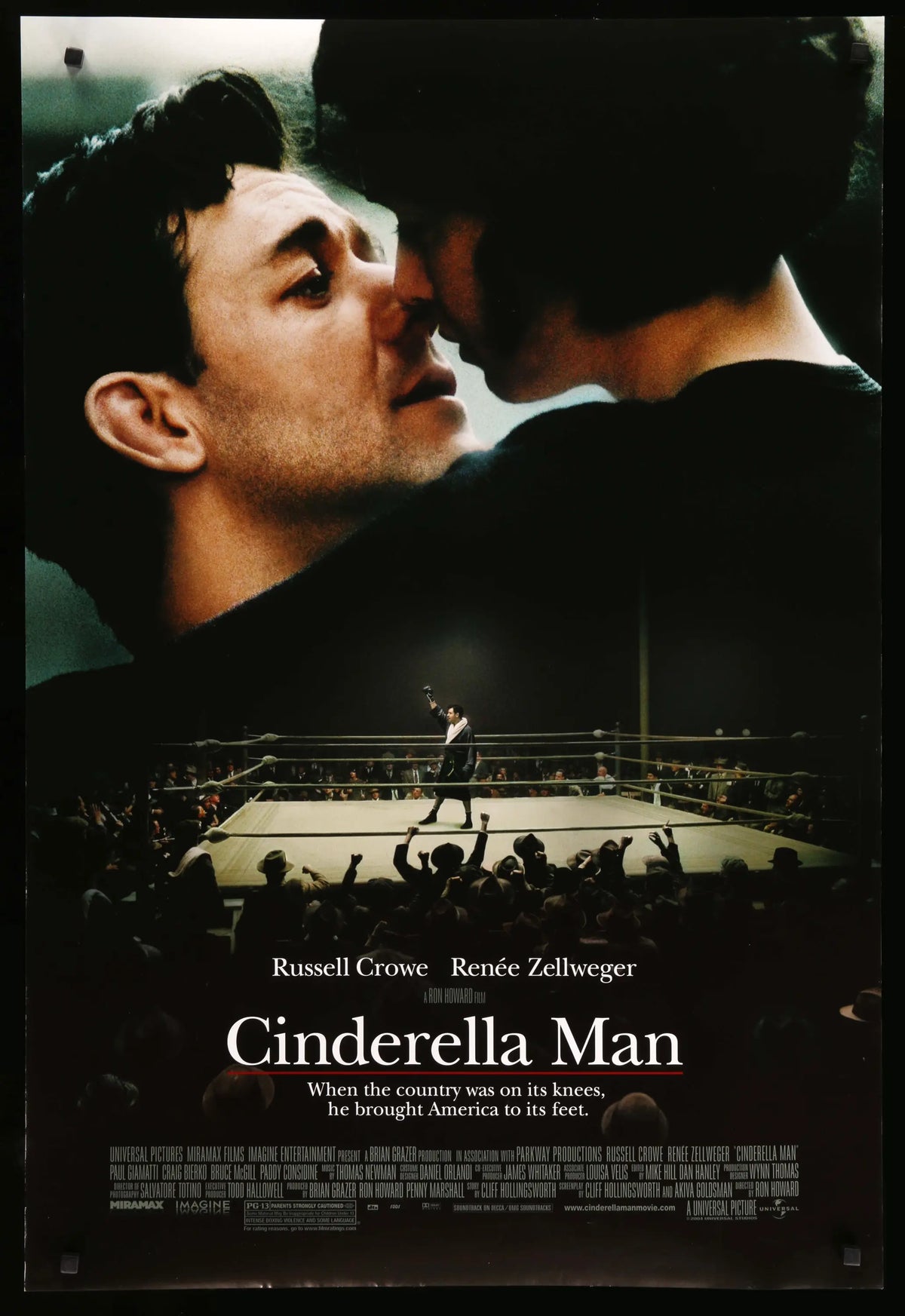 Cinderella Man (2005) original movie poster for sale at Original Film Art - Vintage Movie Posters