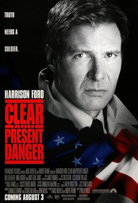 Clear and Present Danger (1994) original movie poster for sale at Original Film Art - Vintage Movie Posters