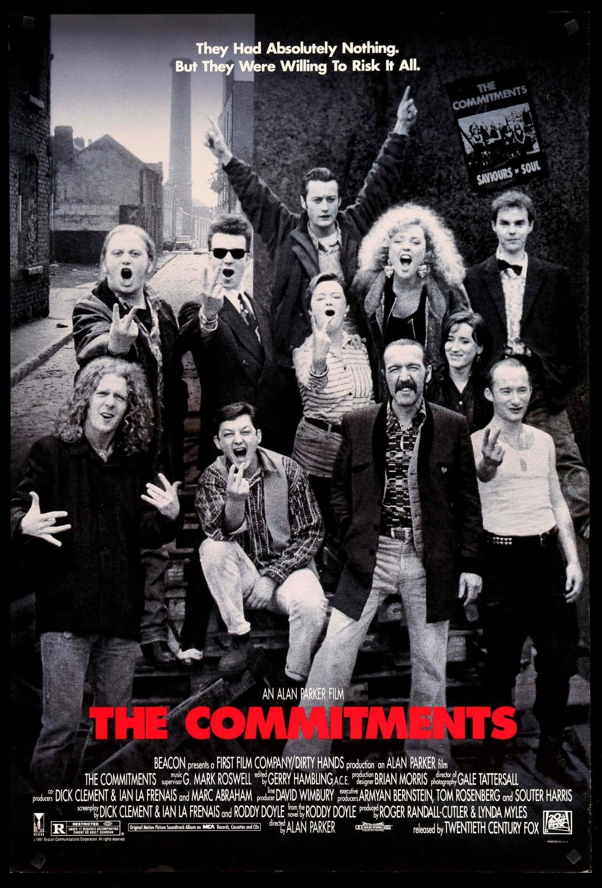 Commitments (1991) original movie poster for sale at Original Film Art - Vintage Movie Posters