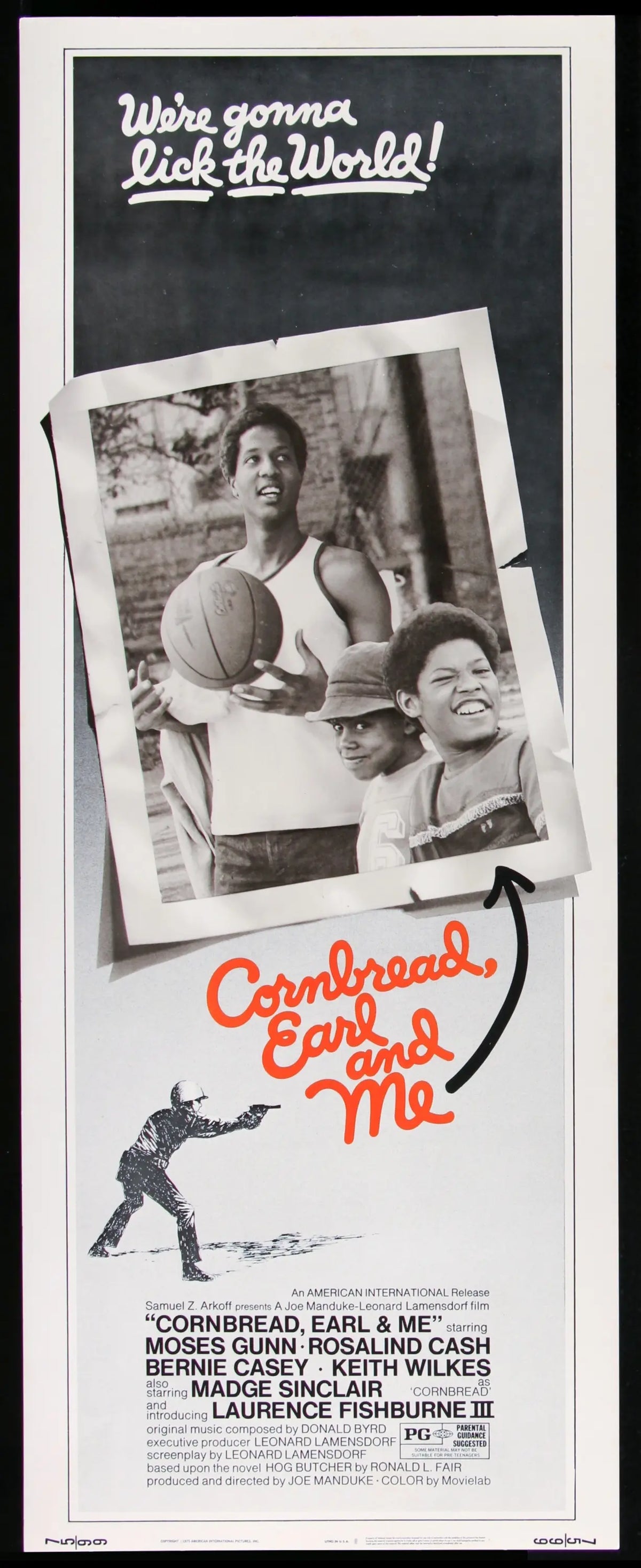 Cornbread, Earl and Me (1975) original movie poster for sale at Original Film Art - Vintage Movie Posters