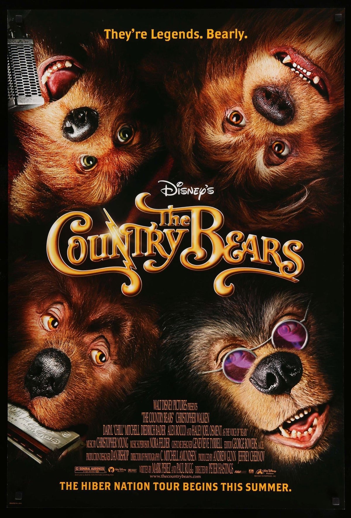 Country Bears (2002) original movie poster for sale at Original Film Art - Vintage Movie Posters