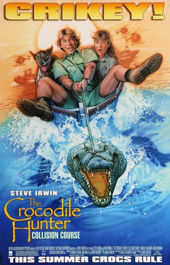Crocodile Hunter: Collision Course (2002) original movie poster for sale at Original Film Art - Vintage Movie Posters