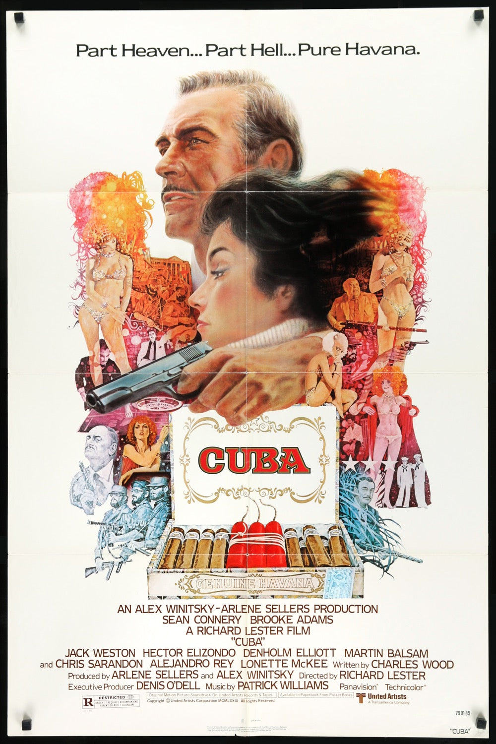 Cuba (1979) original movie poster for sale at Original Film Art