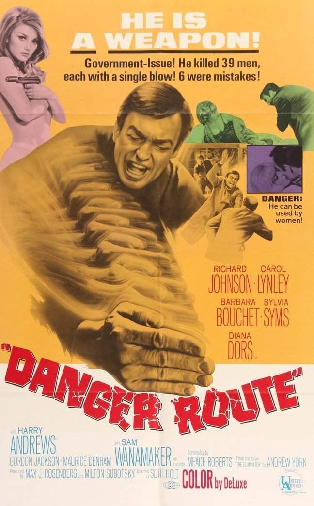 Danger Route (1967) original movie poster for sale at Original Film Art - Vintage Movie Posters