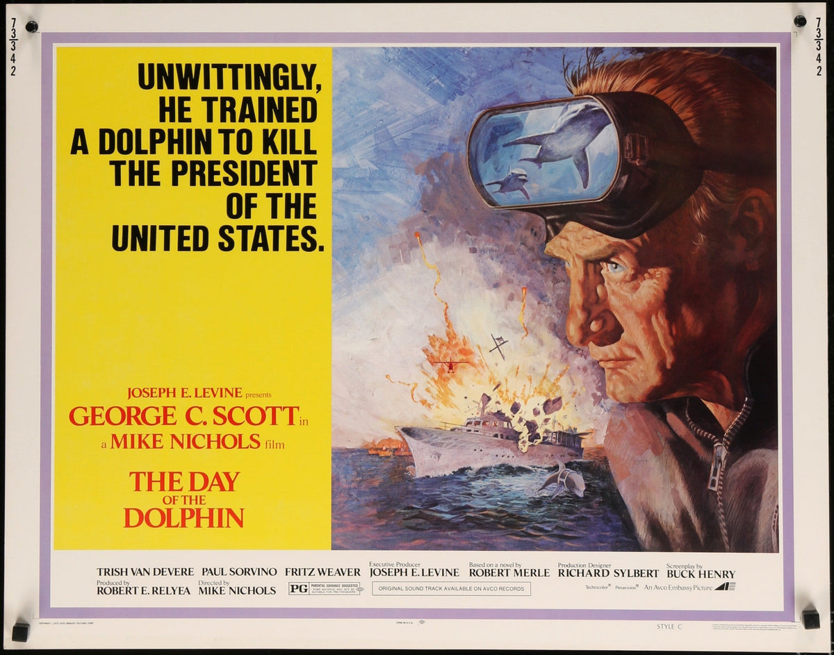 Day of the Dolphin (1973) original movie poster for sale at Original Film Art - Vintage Movie Posters